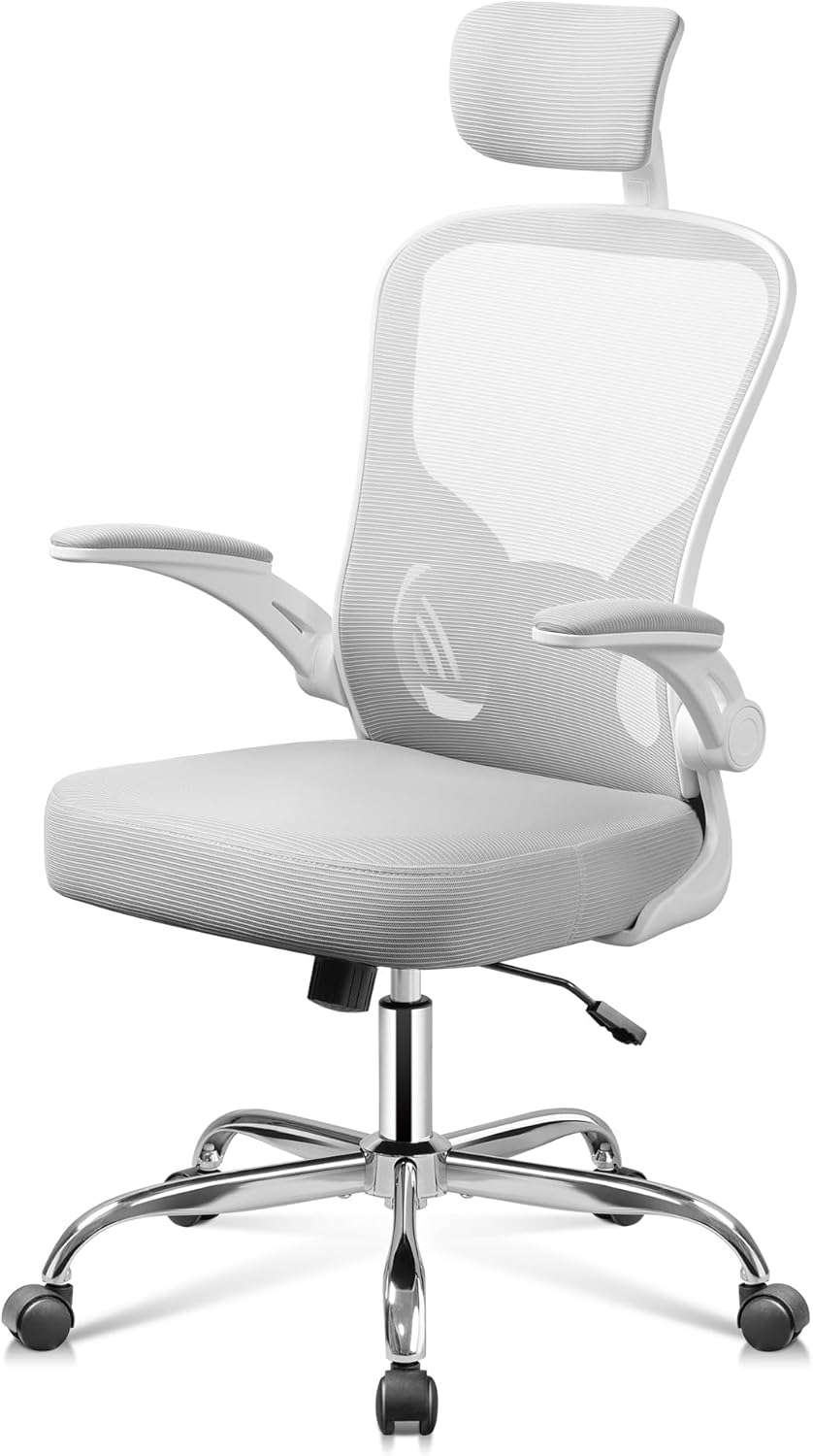 DEVAISE High Back Mesh Ergonomic Office Chair with Armrests