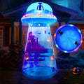 Joiedomi 9 ft Tall Halloween Inflatable UFO Decoration - Bold Yard