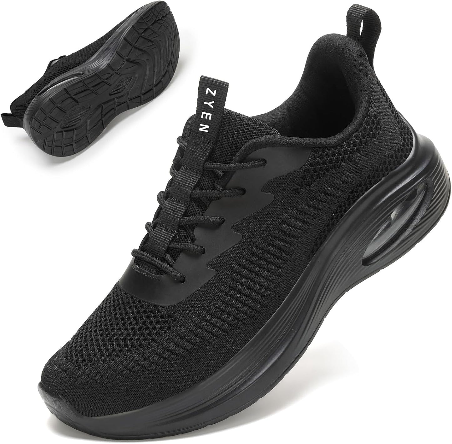 ZYEN Wide Toe Box Shoes for Women - Air Cushion Sneakers