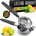 Large Lemon Squeezer Stainless Steel Press - Heavy Duty Handheld