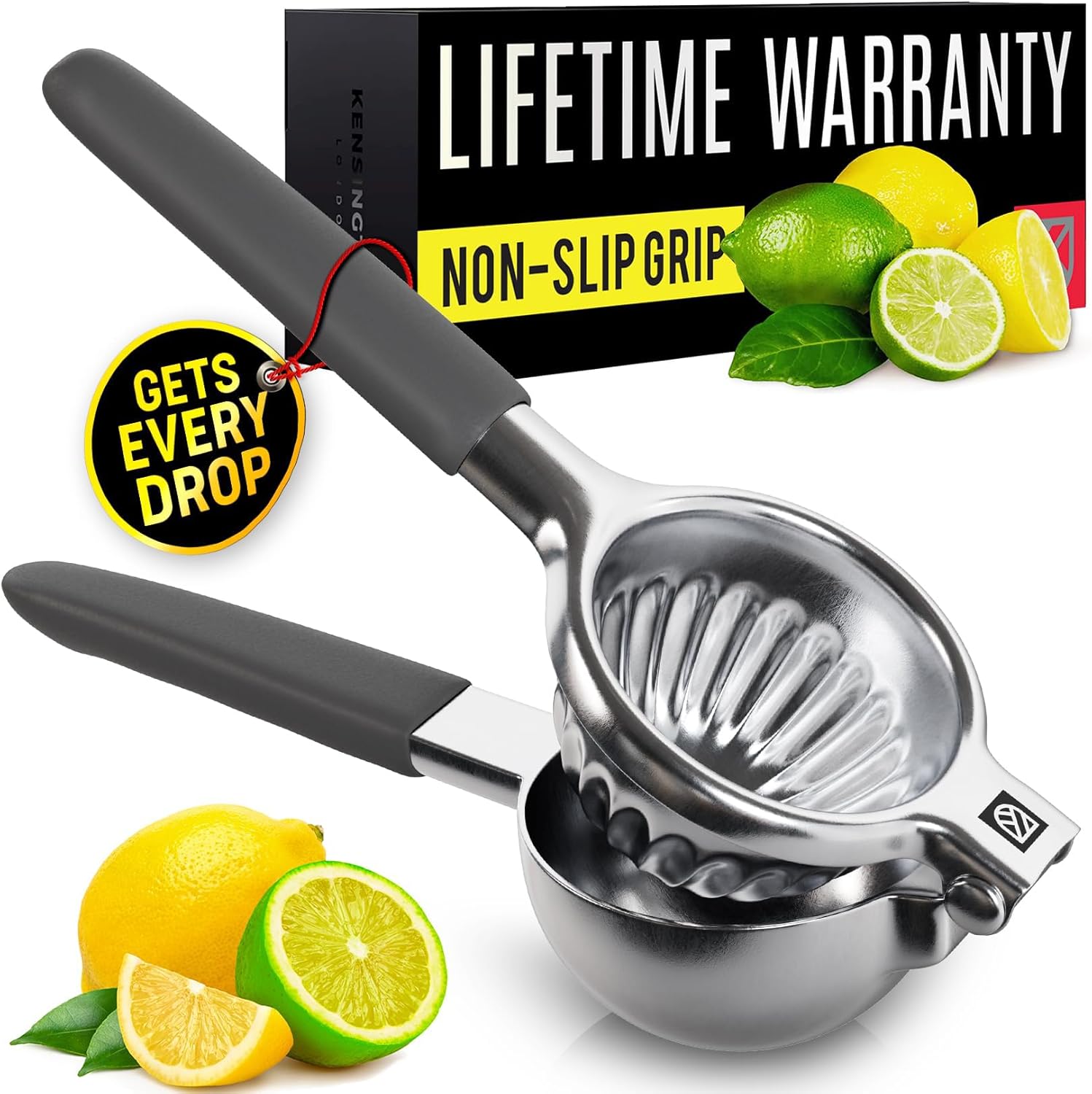 Effortless Juice Extractor - Stainless Steel Press