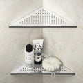 Corner Shower Shelf 10in Polished 304 Stainless Steel Recessed - Space