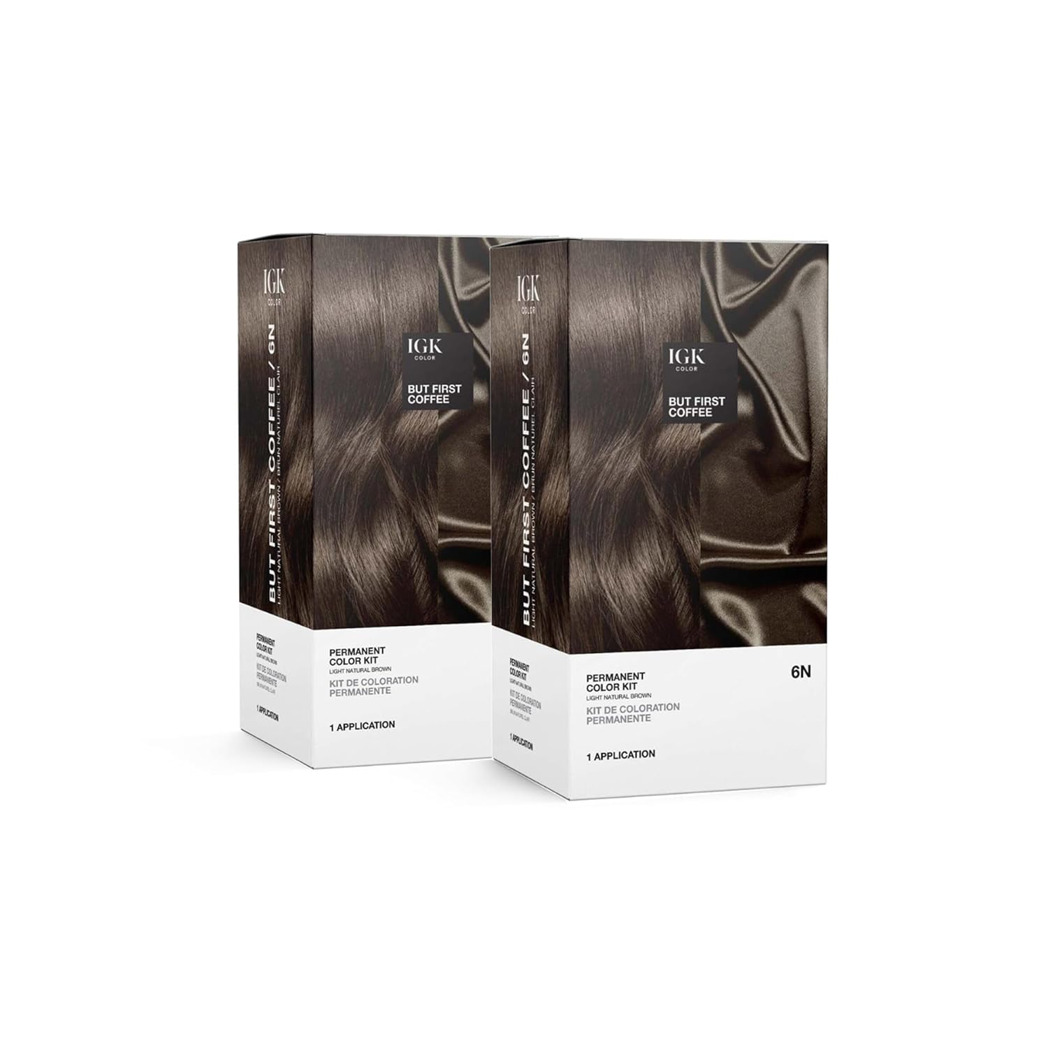 IGK Permanent Hair Color Kit - But First Coffee 6N Review