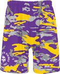 Men's Zubaz NFL Camo Shorts with 7 Inch Inseam for Casual Wear
