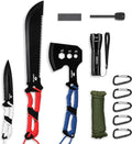 Mossy Oak Hatchet and Machete Knife Set with Sheath - Survival Tools