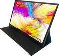 15.6in FHD 1080P Portable Monitor with Cover and Speakers - Ultra Slim