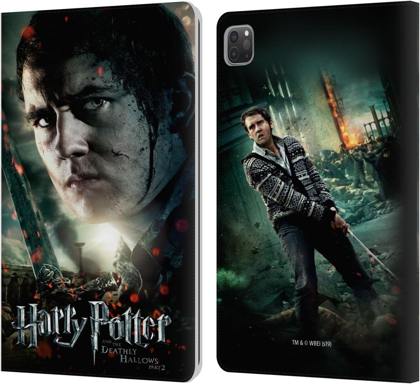 Harry Potter Neville Longbottom Leather Wallet Case for iPad Pro