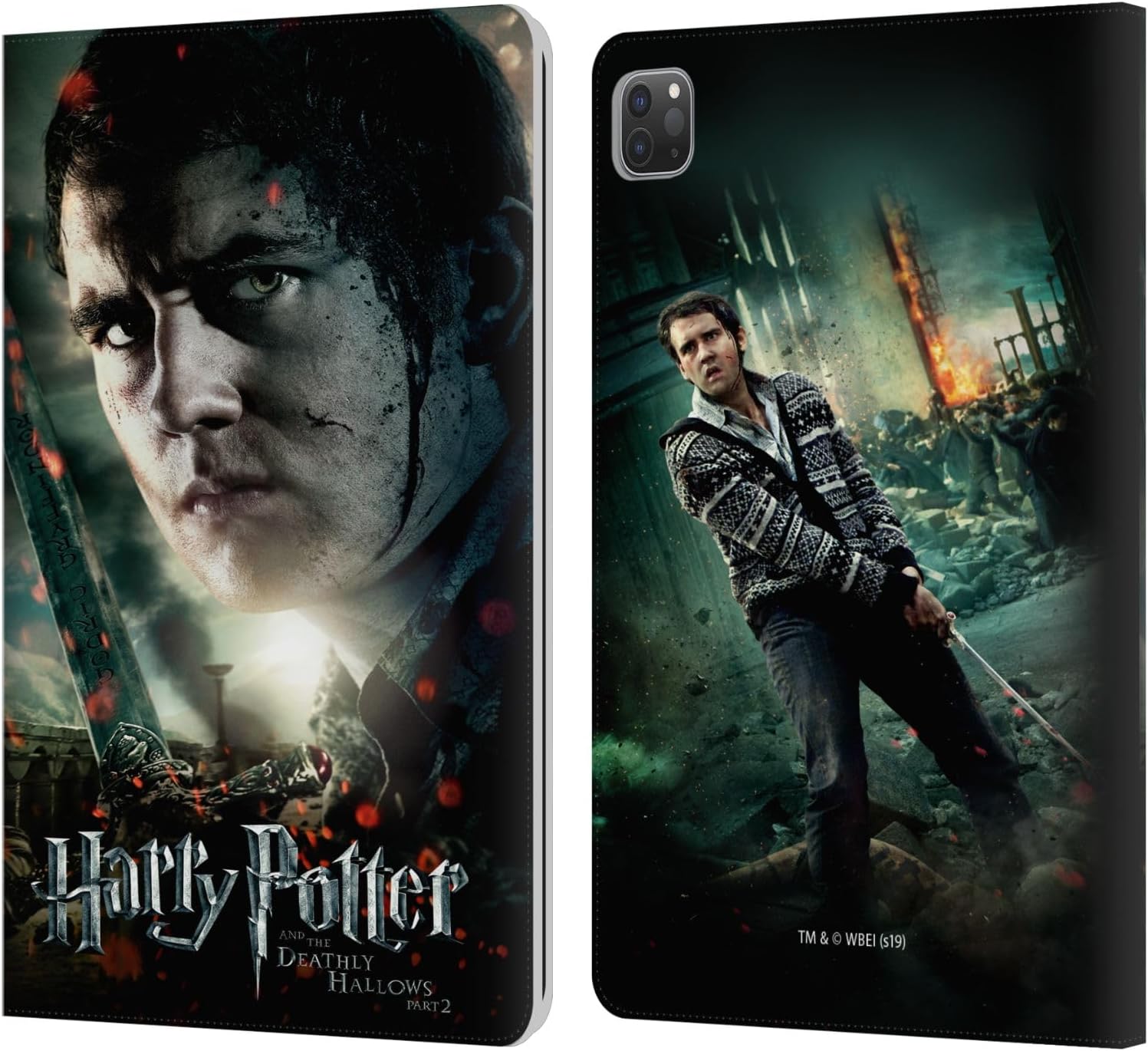 Harry Potter Neville Longbottom Leather Wallet Case for iPad Pro