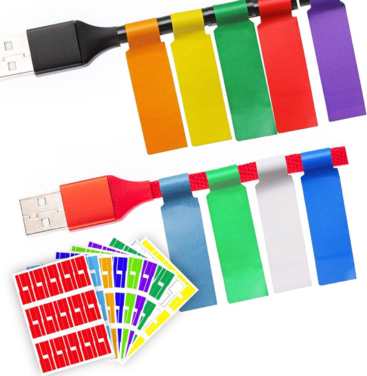 270 Waterproof Cable Labels - Organize Cords Easily!