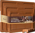Bamboo Cutting Board Set - Durable 3-Board Kitchen Set