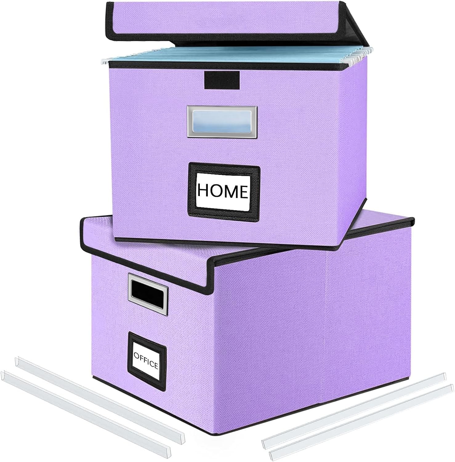 Decorative File Organizer Storage Boxes for Home and Office