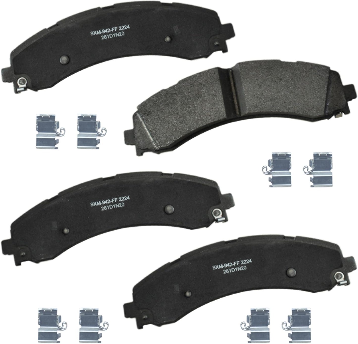 Bendix Premium SBM2224 Semi-Metallic Brake Pads for Ram 3500