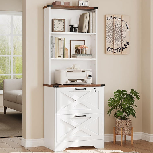 SEDETA 2 Drawer File Cabinet with Lock for Home Office Storage