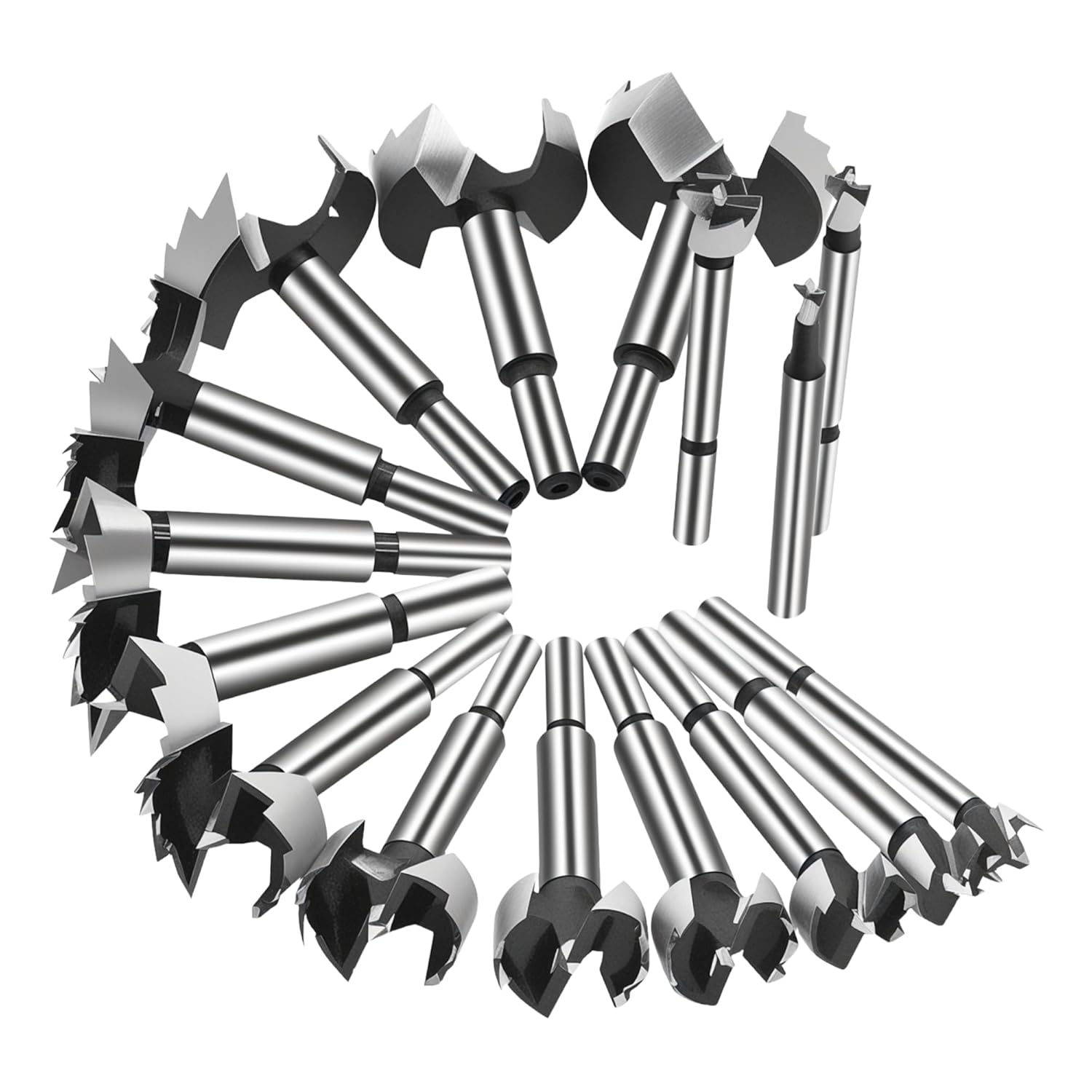 Forstner Bit Set - 16PCS Carbide Drill Bits for Woodworking