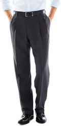 Haggar E-CLO Repreve Stria Pleat Front Dress Pant - Sustainable This