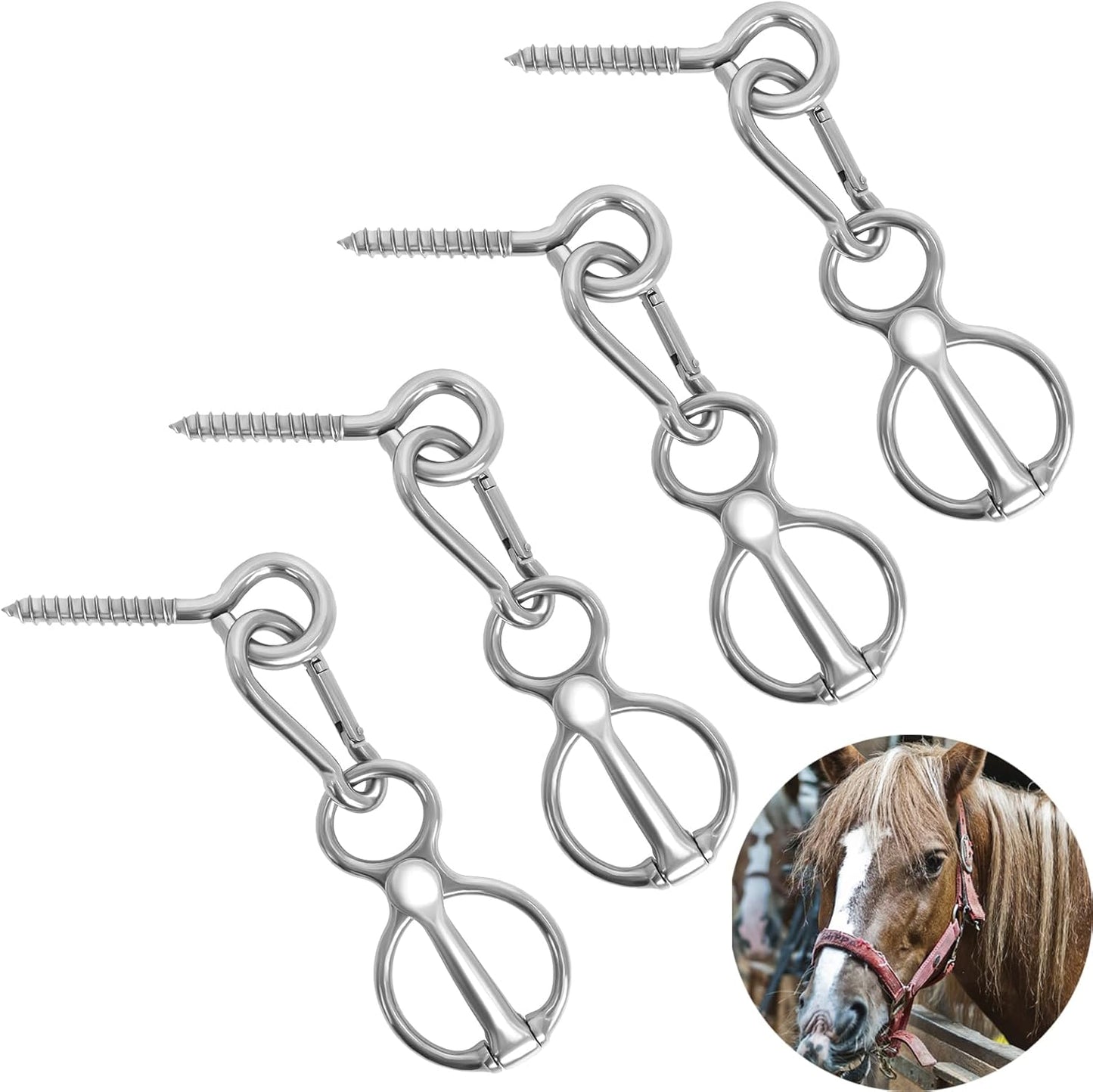 Swess Horse Tie Ring: Safe Training Equipment for Horses