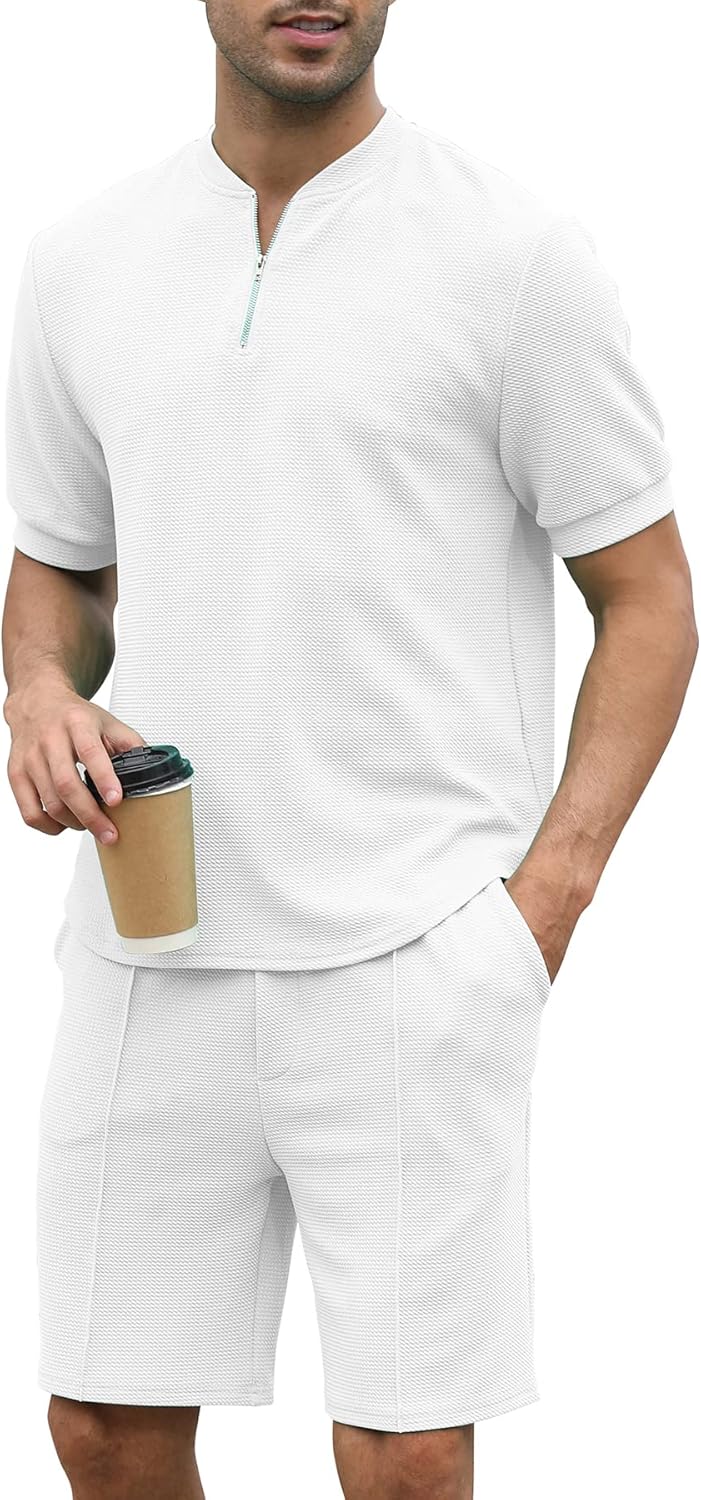 Fashion Men's Tracksuits 2 Piece Set for Casual Athletic Wear
