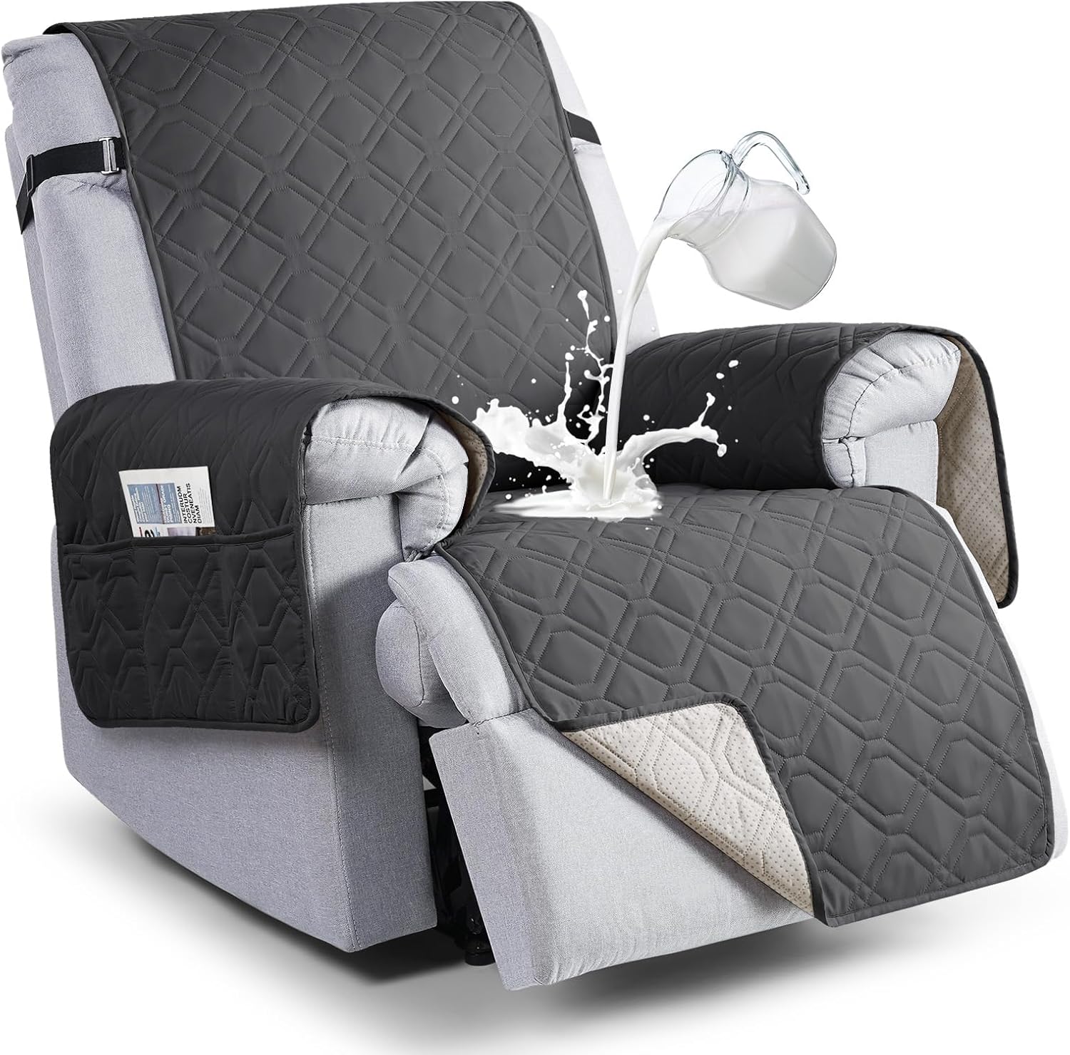 VANSOFY Waterproof Recliner Chair Cover for Pets and Kids
