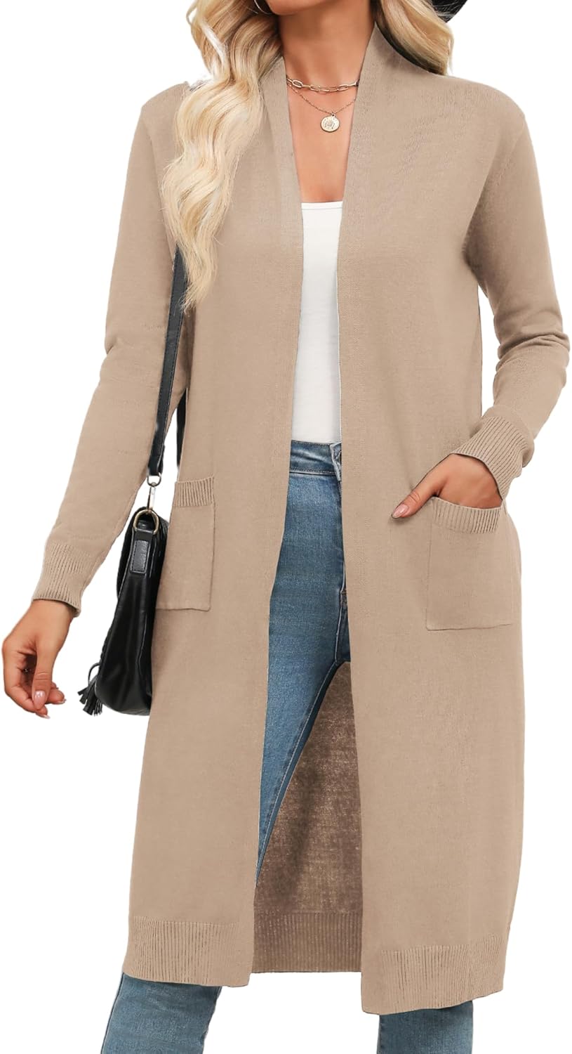 Zeagoo Women's Long Cardigan Sweaters for Stylish Comfort