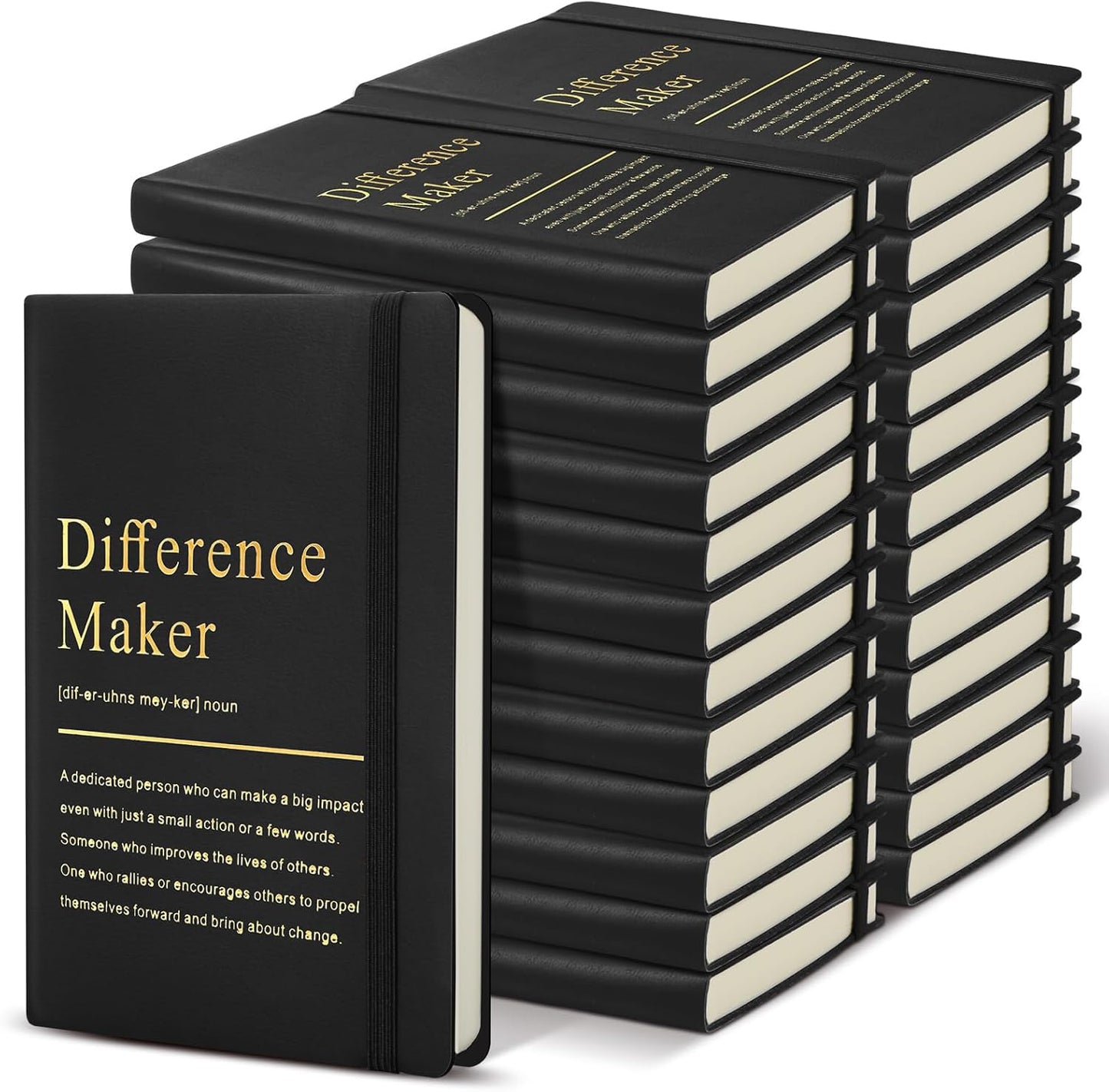 24 Pcs Employee Appreciation Gifts Small Leather Journals Bulk