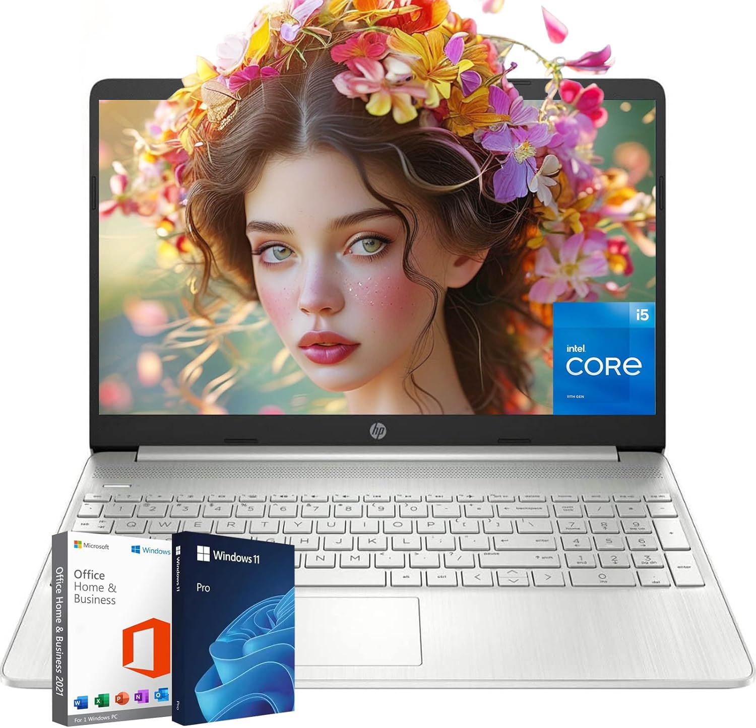 HP 15.6 Business Laptop: Windows 11 Pro, Lifetime Office, 64GB RAM