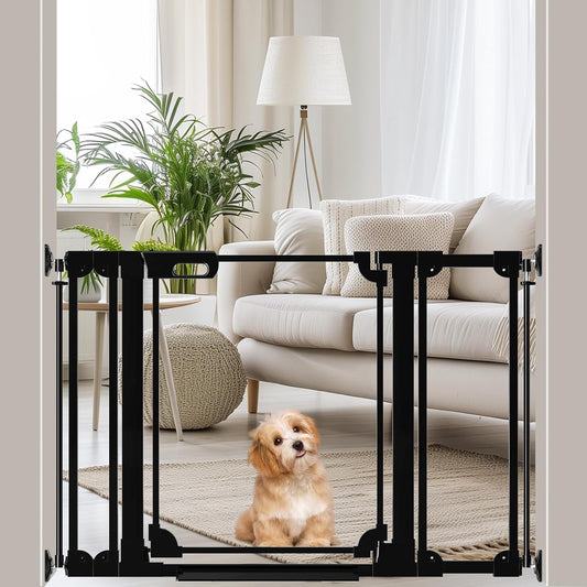 WAOWAO Clear Baby Gate for Stairs - Modern Acrylic Design