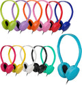 Kids Headphone Bulk 24 Pack Multi Color for Classroom - Classroom