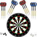 LinkVisions Dartboard with Staple-Free Bullseye for Ultimate Play