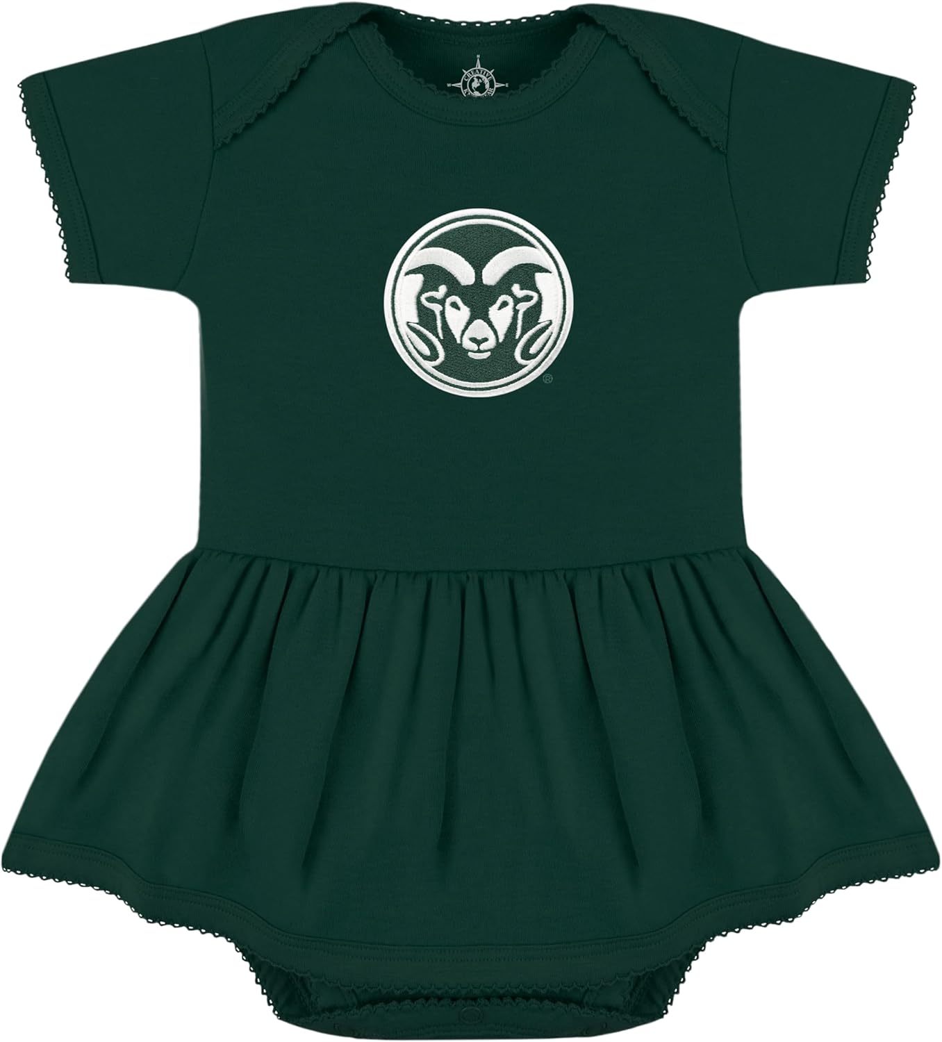Creative Knitwear College Baby Picot Bodysuit Dress for Girls