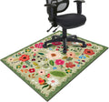 Office Chair Mat for Hardwood & Tile Floor 36x48 - Boho Floral
