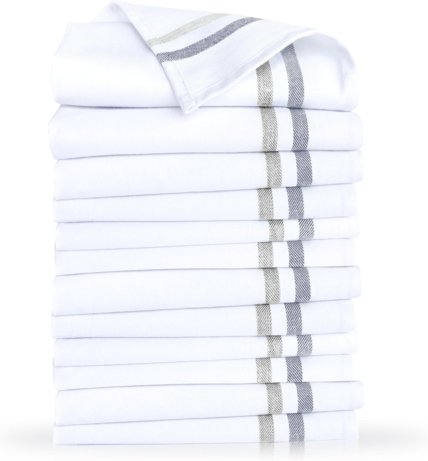 Premium Kitchen Towel Set by Harringdons - 12 Pack