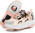 Kids Roller Skate Shoes for Boys Girls with Detachable Wheels - Fun