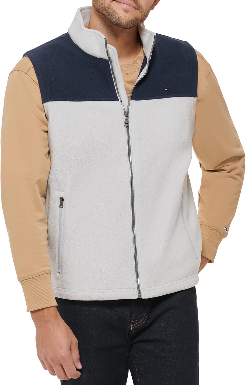 Tommy Hilfiger Lightweight Polar Fleece Vest for Everyday Comfort