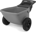 Easy Haul Durable Wheelbarrow with Garden Tool Tray - Large Wheels