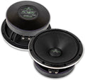 Deaf Bonce 6.5in 180W RMS 4-Ohm Mid-Range Speaker Set - Clear Midrange