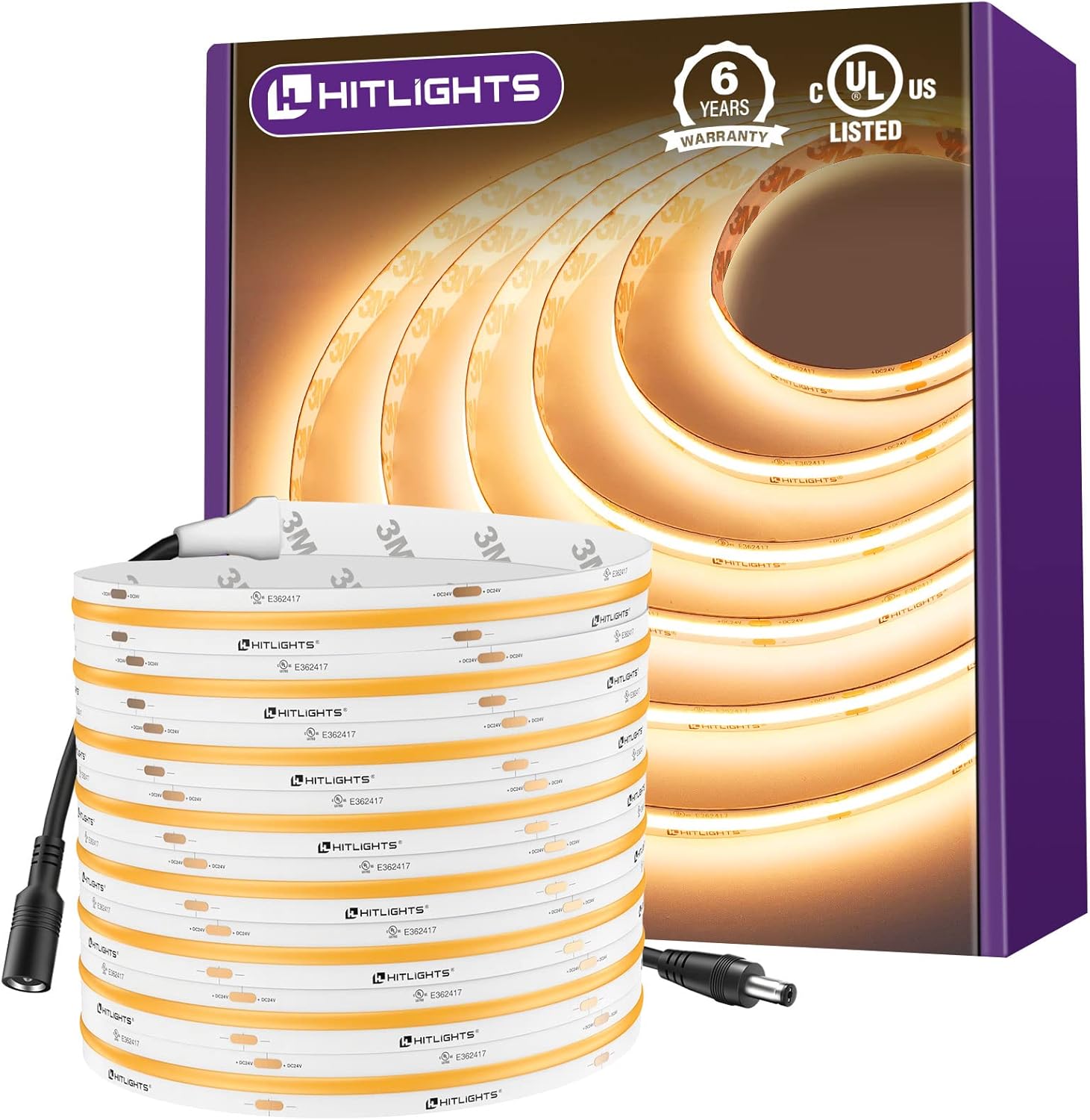 HitLights COB LED Strip Lights Warm White 2700K Review