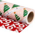 WRAPAHOLIC 30 Inch Jumbo Reversible Christmas Wrapping Paper