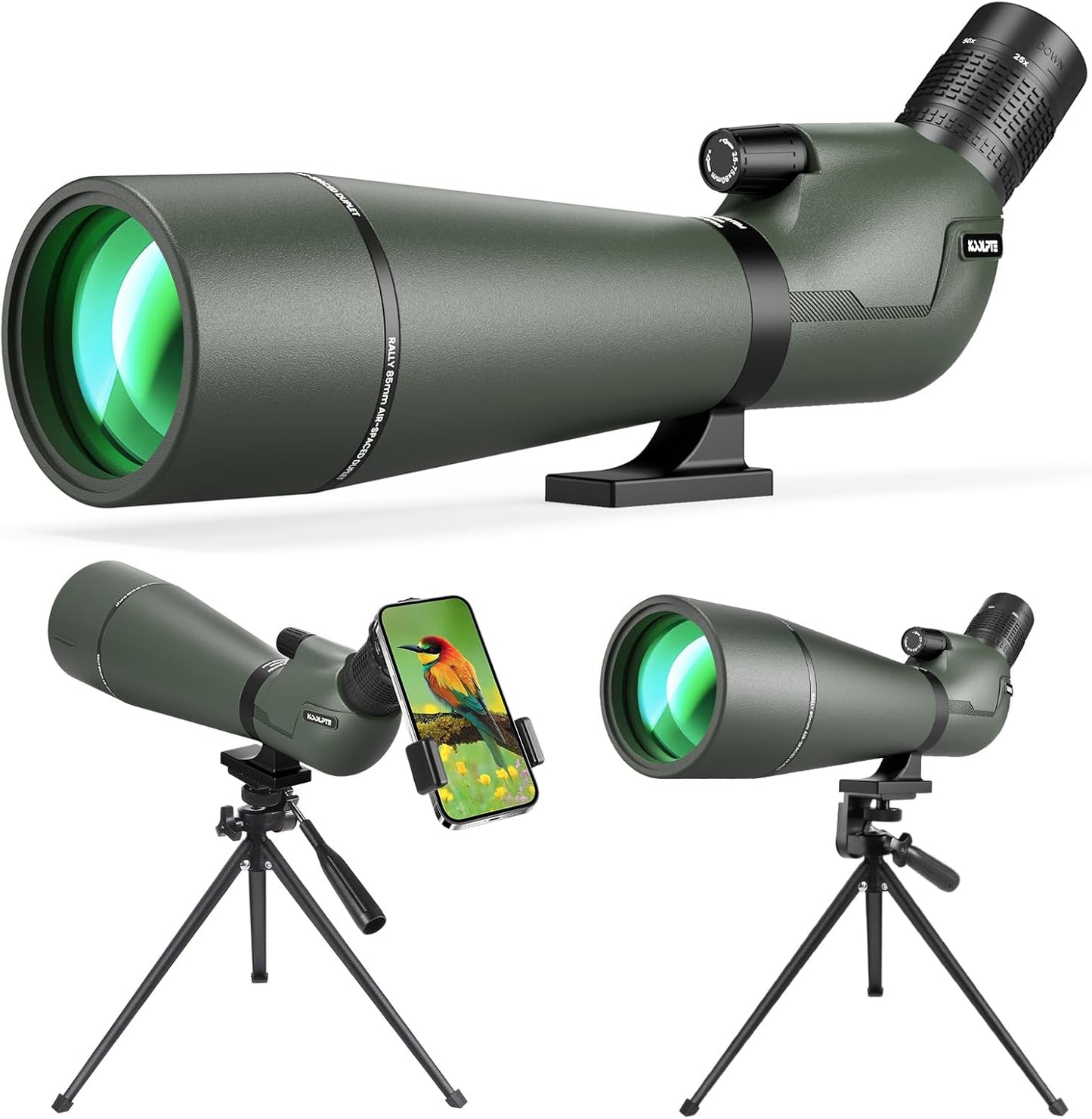 Spotting Scope 25-75x85 for Birding and Wildlife Viewing