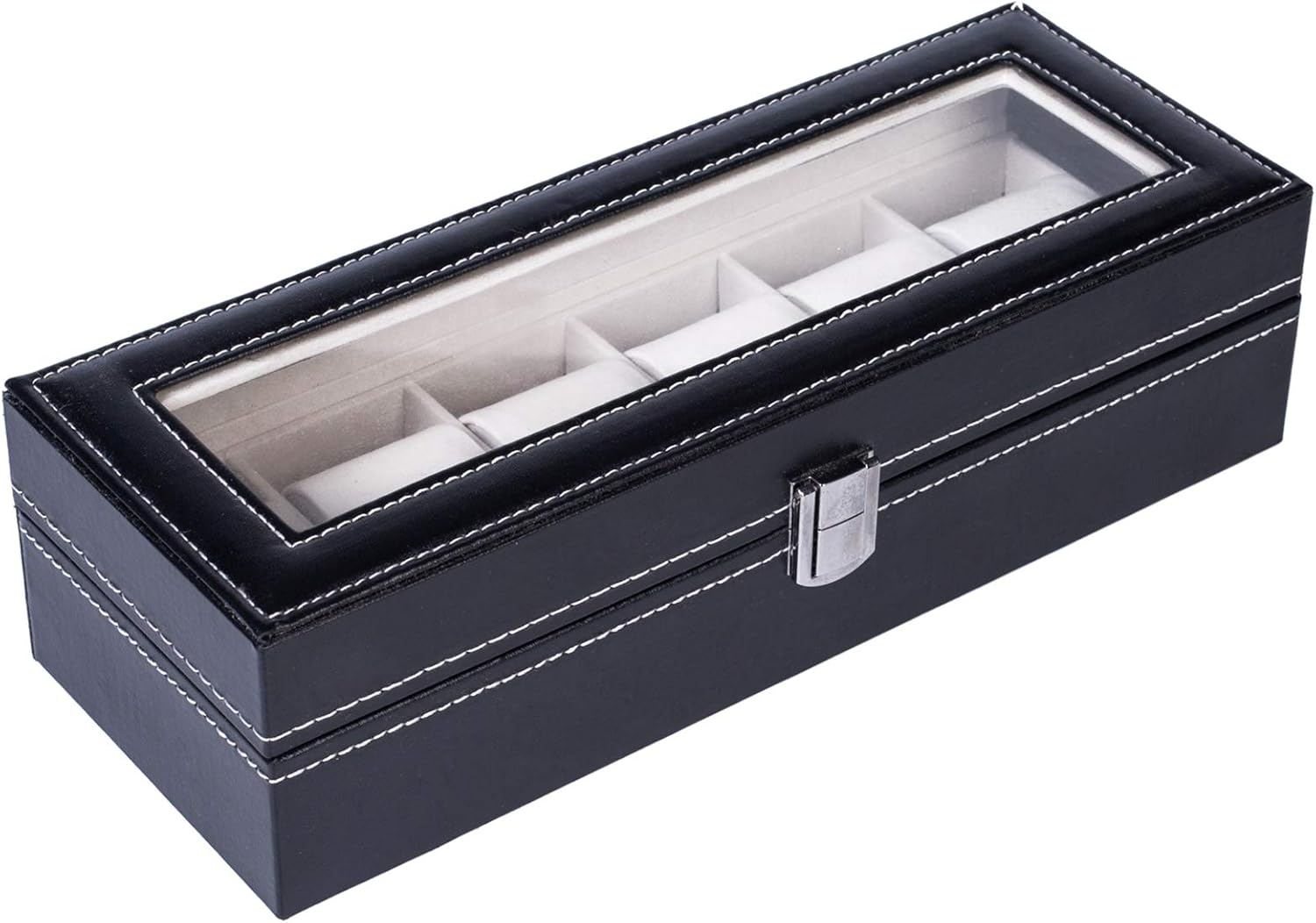Volowoo Elegant 6-Compartment Watch Box