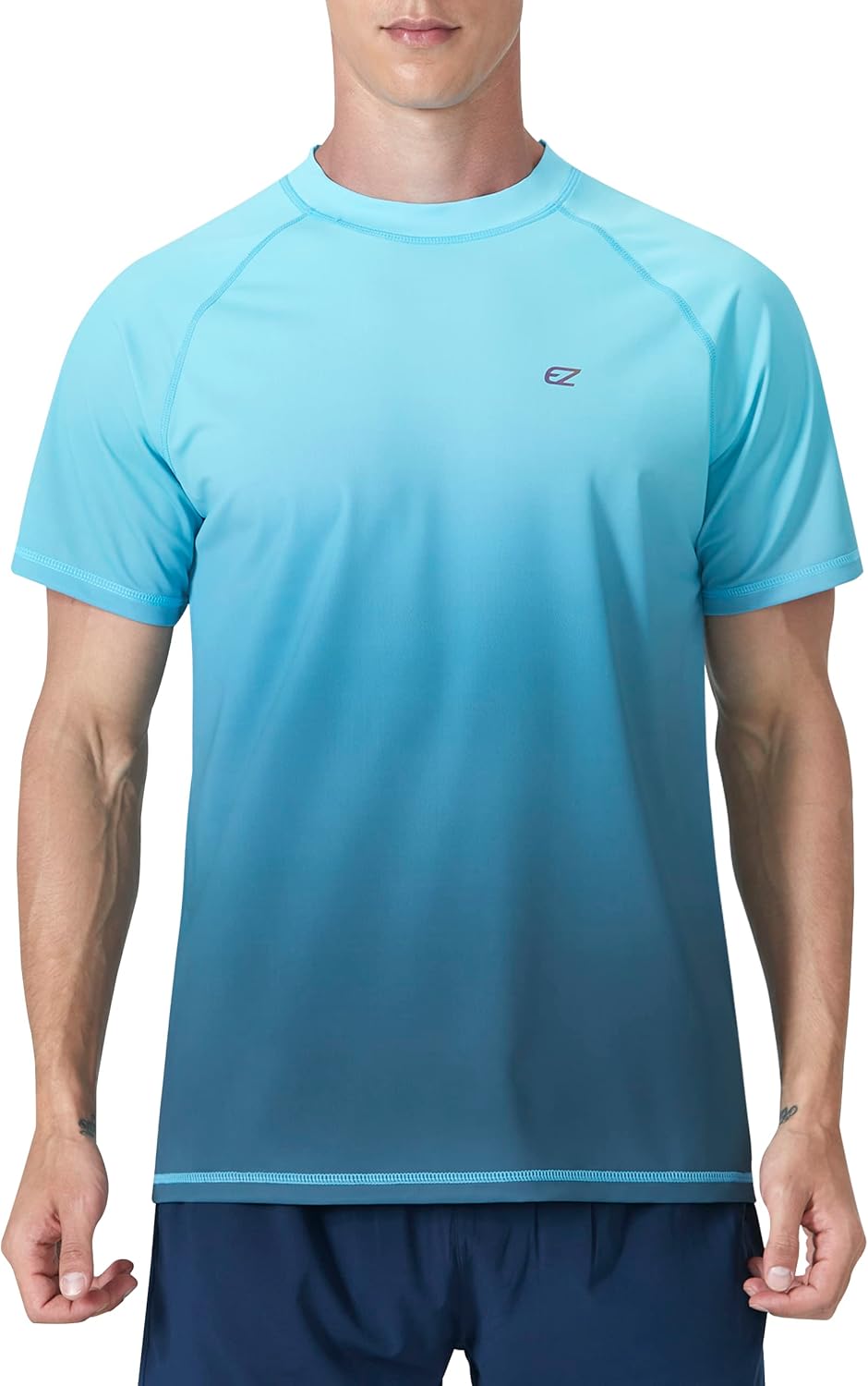 UPF 50+ Men's Rash Guard by EZRUN - Ultimate Sun Protection