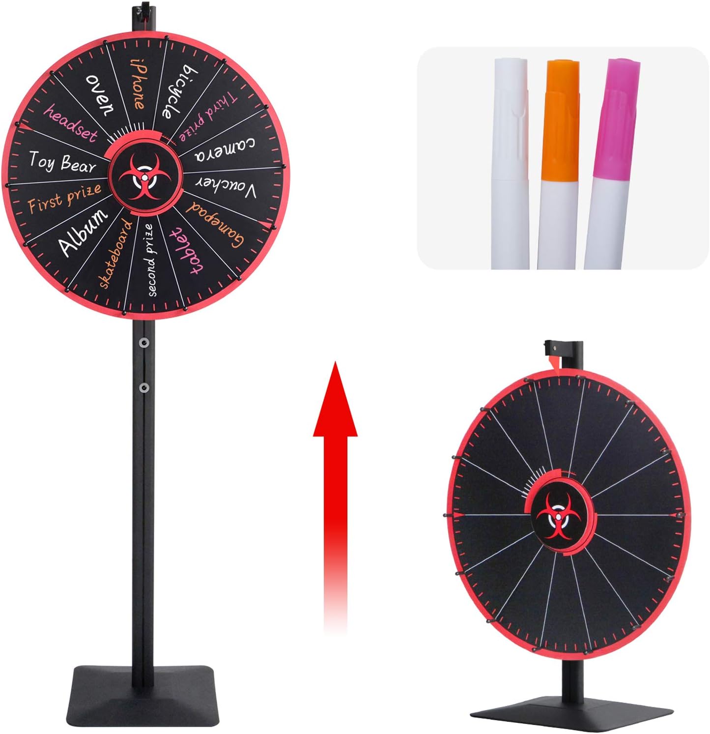 24 Inch Spinning Wheel for Prizes - Fun Game for Events