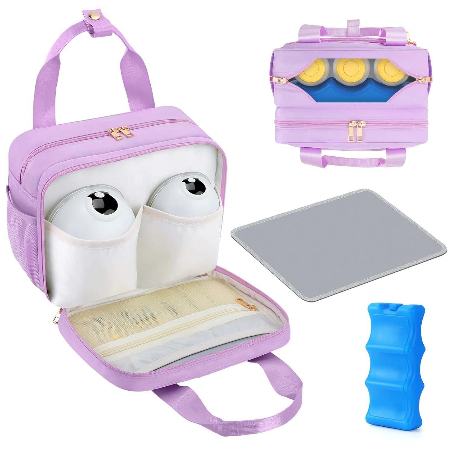 PIIOSER Breastmilk Cooler Bag for Nursing Moms - Portable & Safe