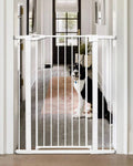 42 in Extra Tall Baby Gate for Stairs and Doorways - Secure Auto-Close