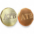 Personalized Brass & Copper Ball Markers - Golf Gift Set