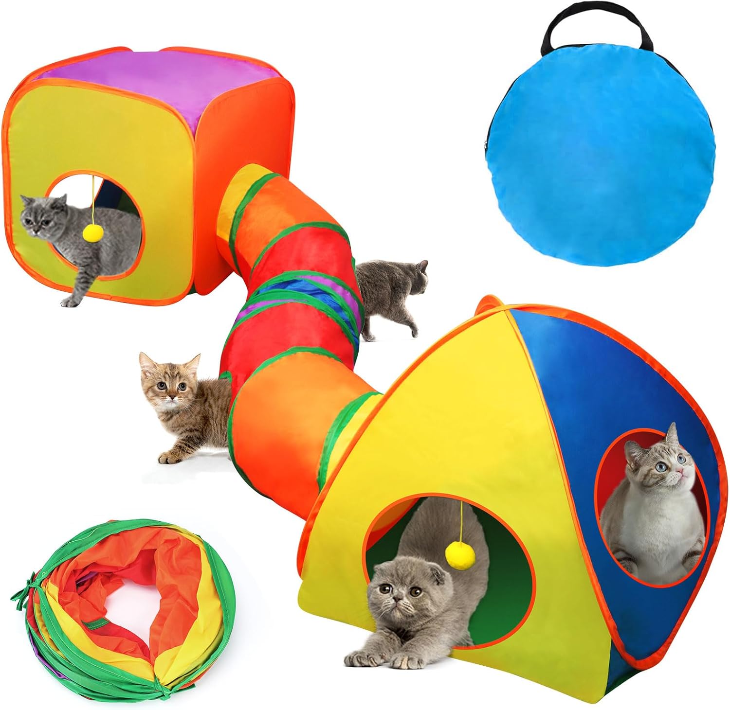 Interactive Cat Tunnel Combo by Rypet