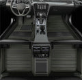 Luxury Leather Car Floor Mats Custom Full Coverage - Streak Black