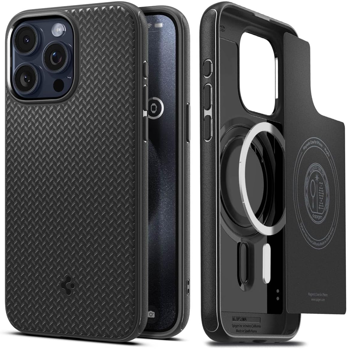 Spigen Mag Armor MagFit Case for iPhone 15 Pro - Matte Black