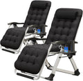 Zero Gravity Chair Outdoor Padded Lounge Chair - Adjustable Comfort