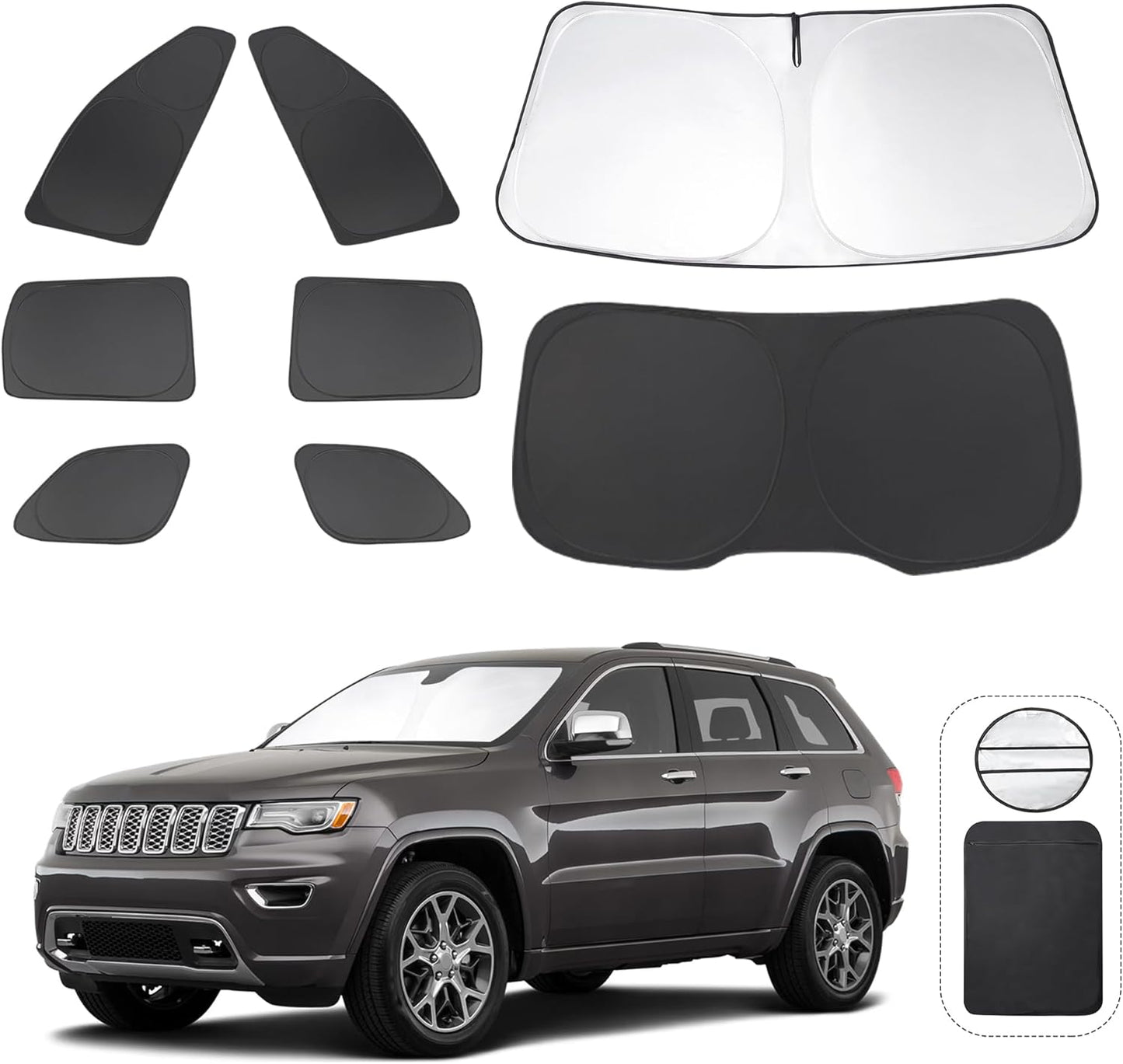 Custom Fit Window Shades for Jeep Grand Cherokee 2011-2021