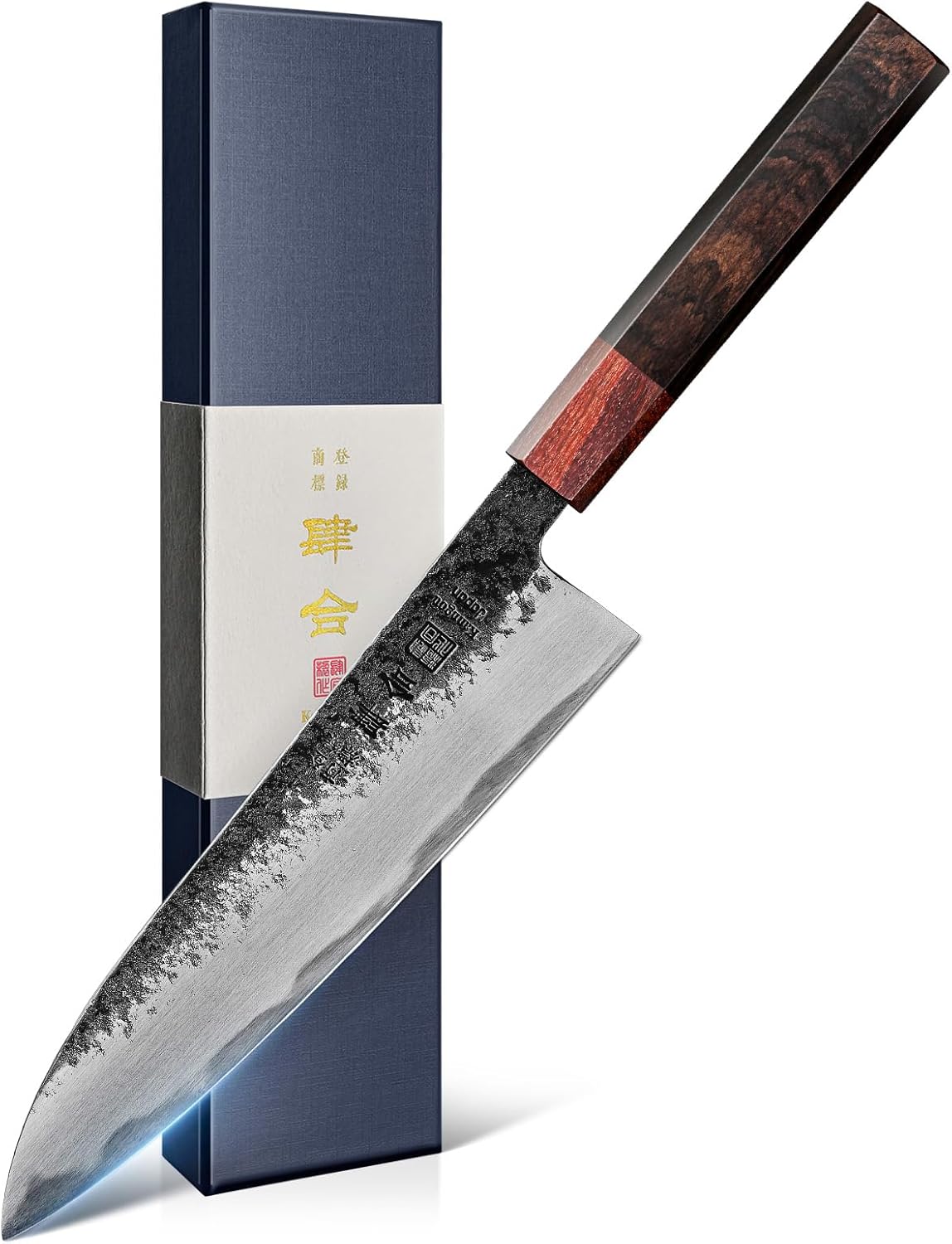 8.27 Inch Japanese Chef Knife with Red Sandalwood Handle